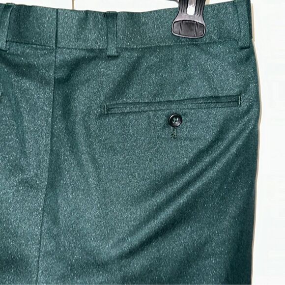 ASOS 30 x 24 Shimmery Winter Green Capri Dress Slacks Senior Ball - Picture 9 of 11